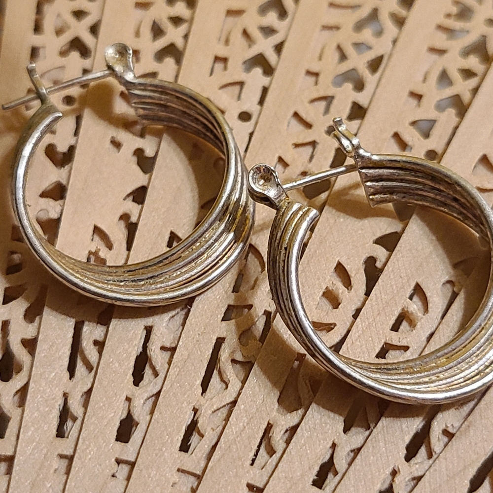 Elegant Vintage Hoop Earrings
